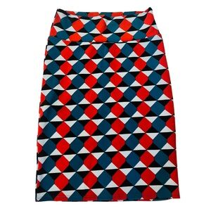 Geometric Midcentury Pencil Skirt Medium